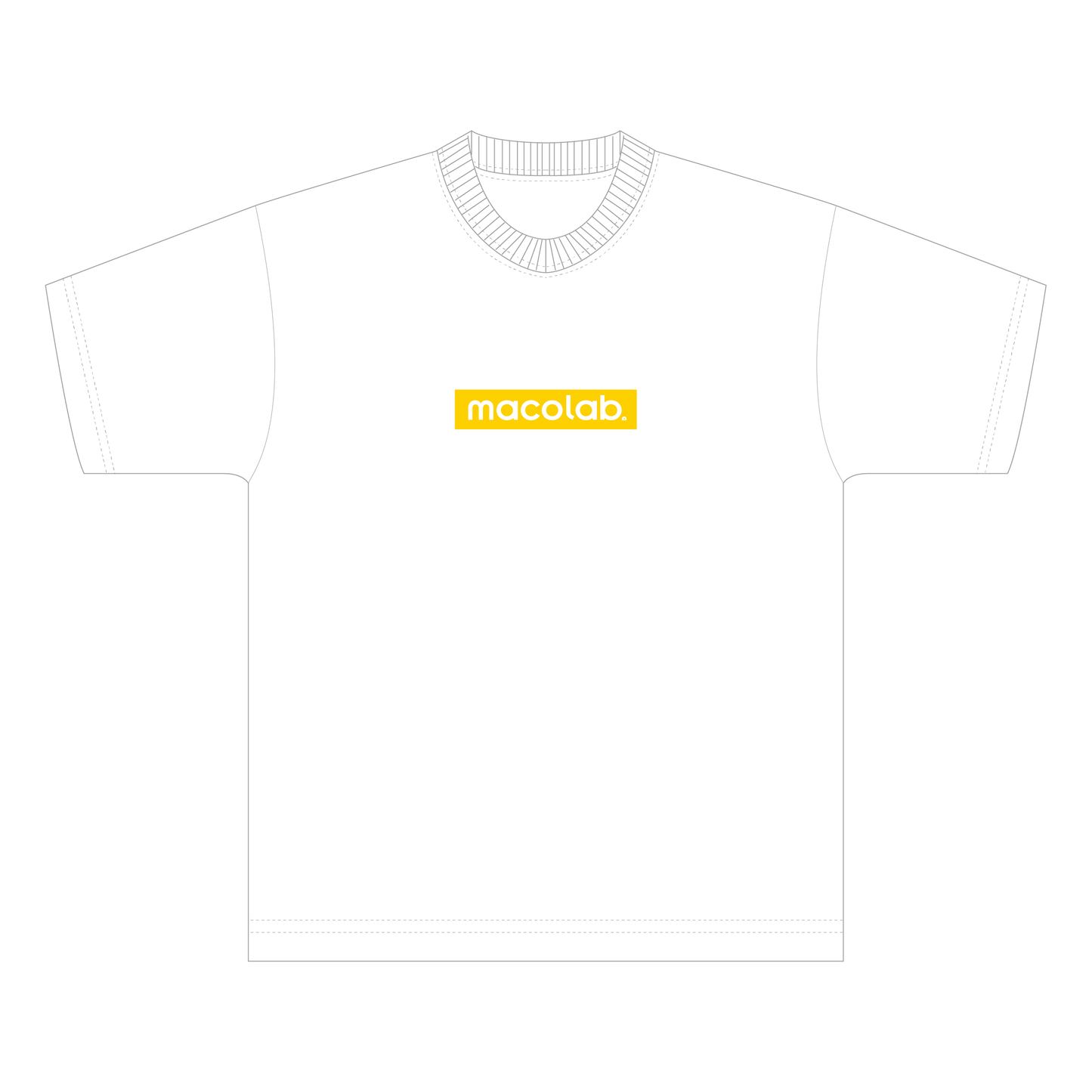 macolabロゴTシャツ[yellow]