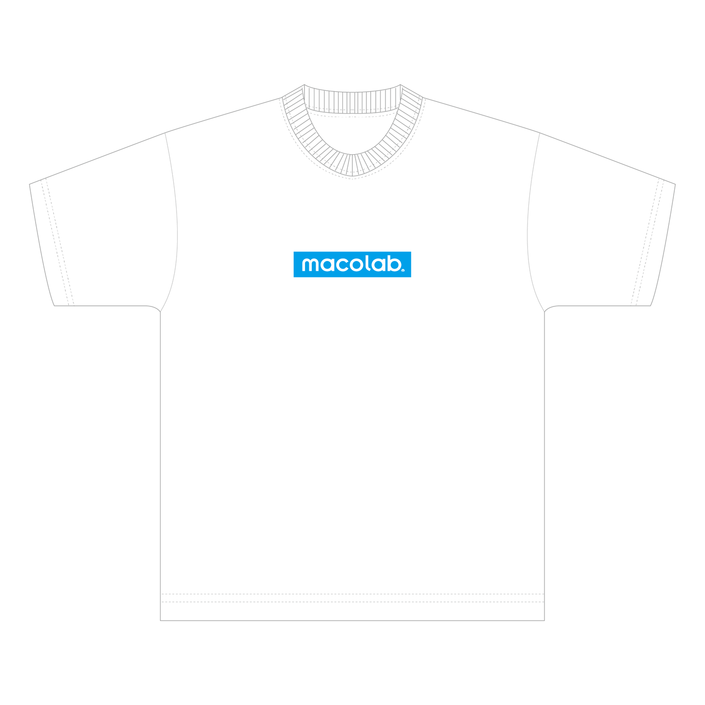 macolabロゴTシャツ[blue]