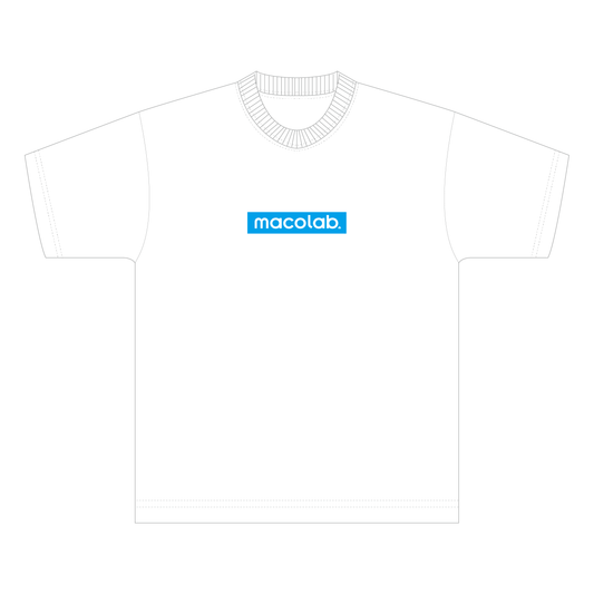 macolabロゴTシャツ[blue]
