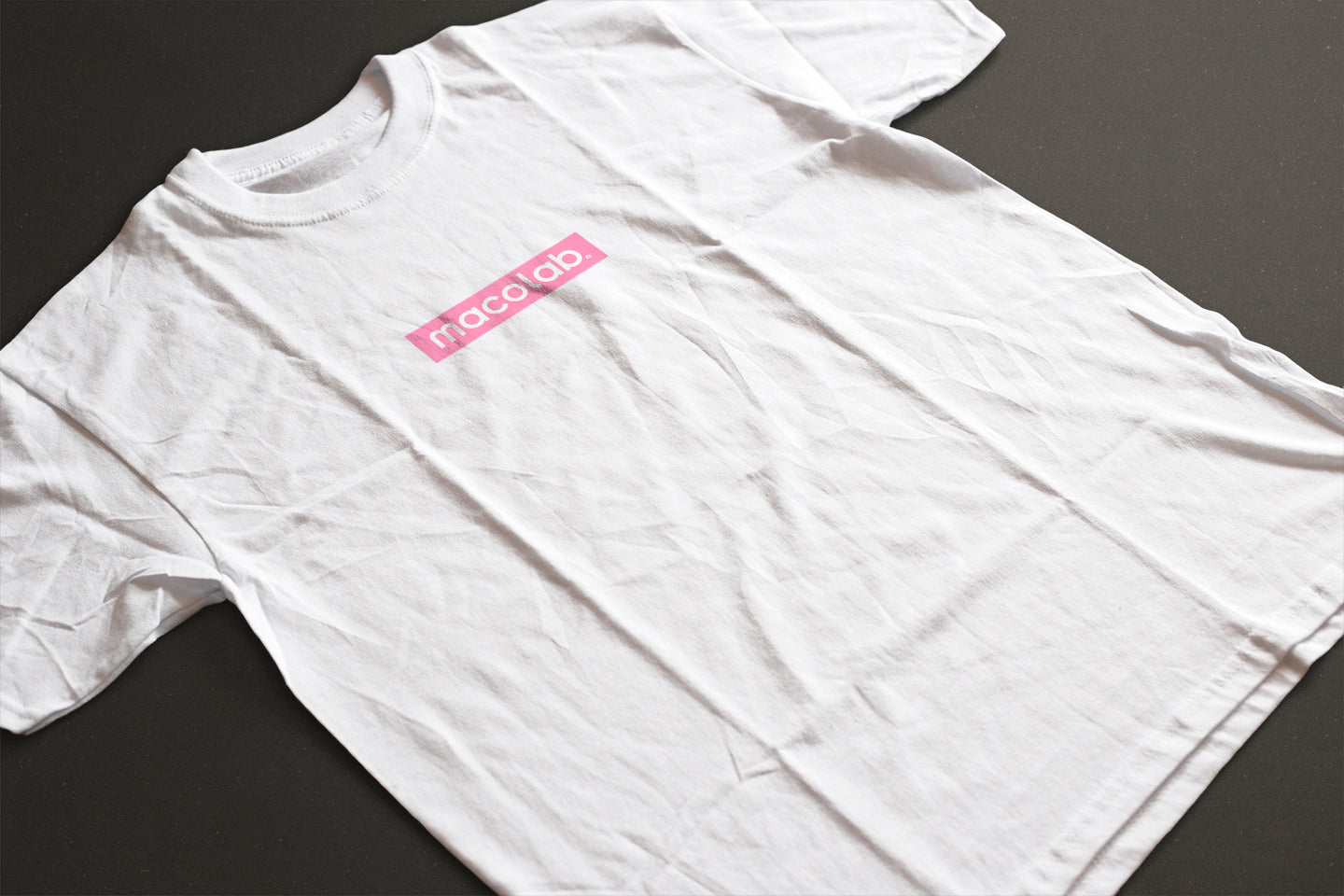 macolabロゴTシャツ[pink]