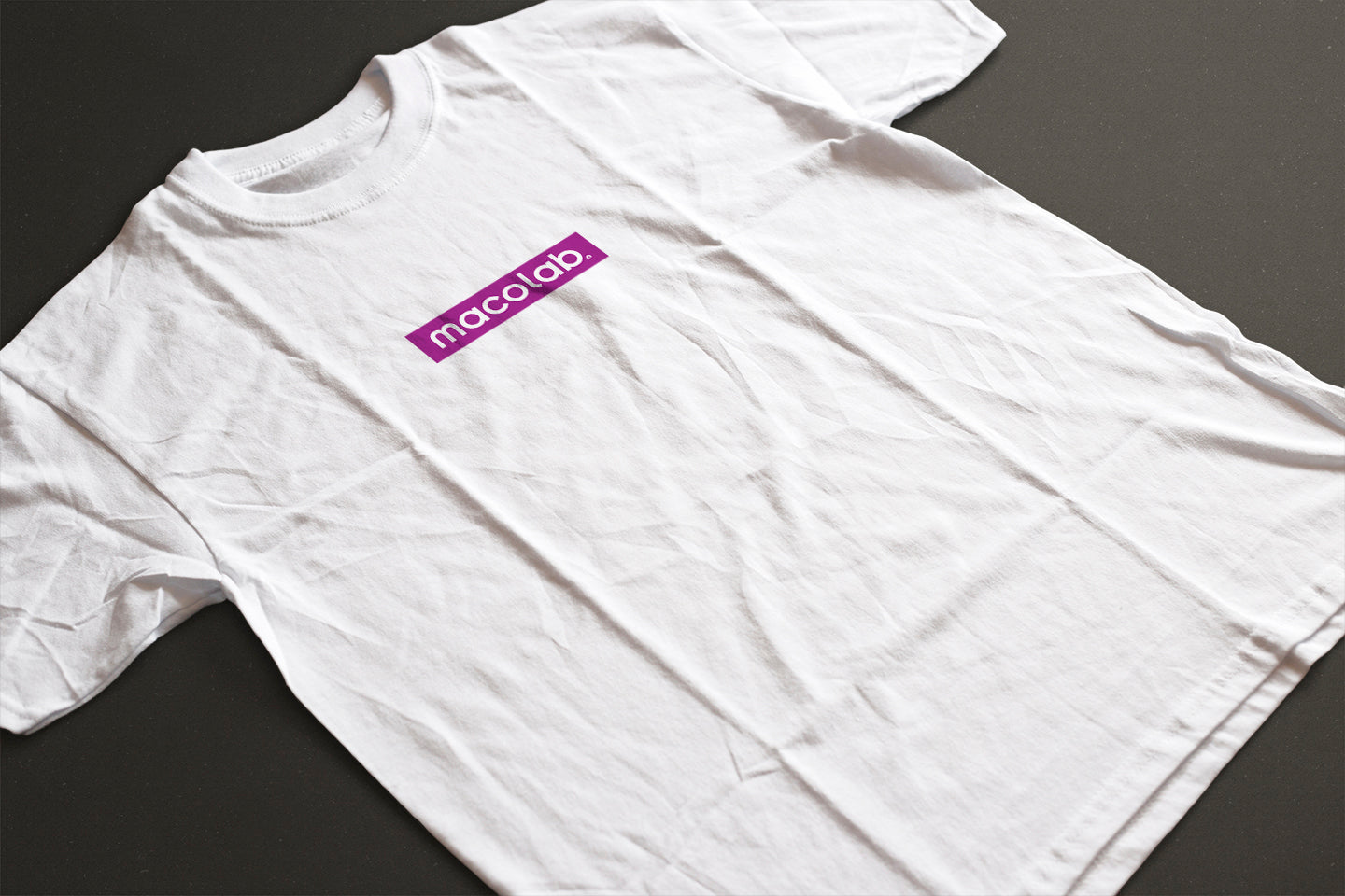 macolabロゴTシャツ[purple]