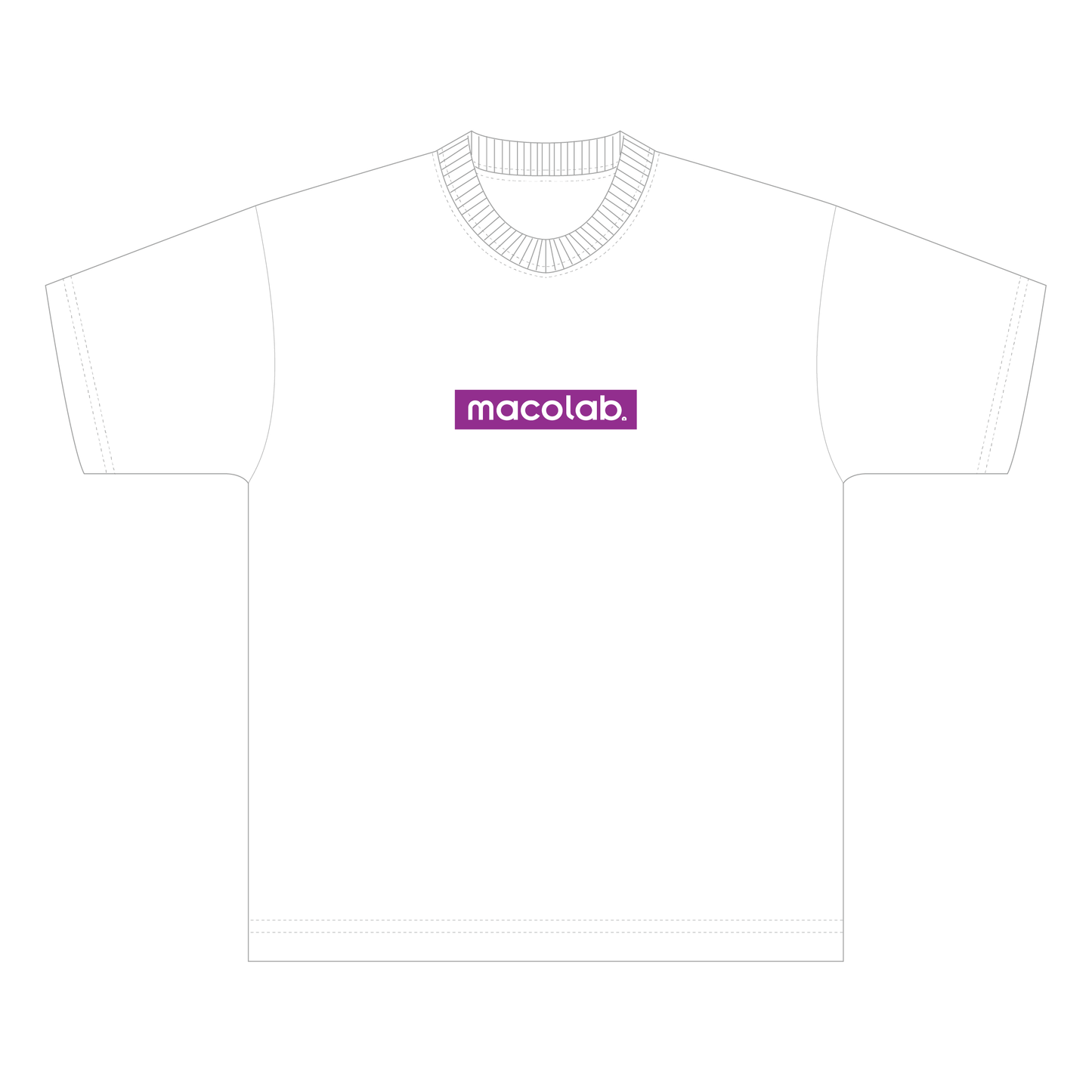 macolabロゴTシャツ[purple]